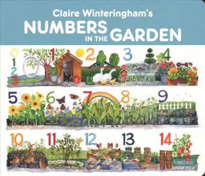 Claire Winteringham's numbers in the garden.