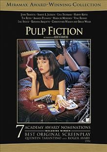 Pulp fiction / Miramax Films presents a Band Apart and Jersey Films production ; stories by Quentin Tarantino & Roger Avary ; produced by Lawrence Bender ; written and directed by Quentin Tarantino.
